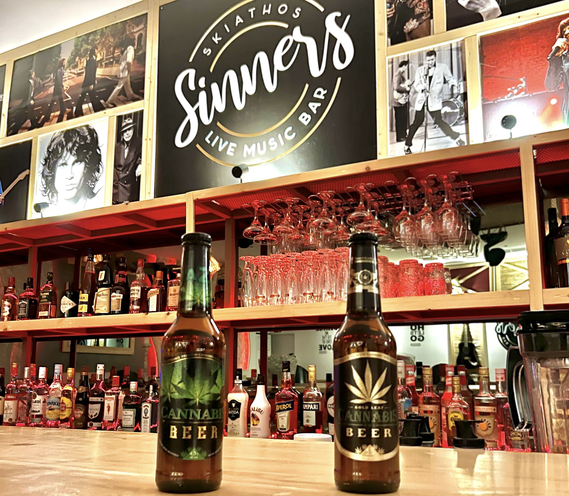 Cannabis BEER ONLY IN SINNERS BAR